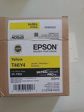 New Epson T46Y4 Genuine SC-P900 Photo Yellow Ink Exp 08/26 picture