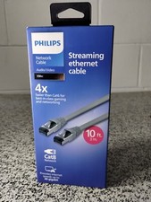 Philips Cat8 Network Cable 40GPS 10ft - Streaming Gaming - OPEN BOX  picture