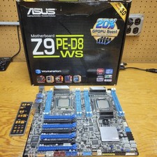 ASUS Z9PE-D8 WS, LGA 2011/Socket R, w/ 2 Xeon E5-2697V2 (Partially Working) picture