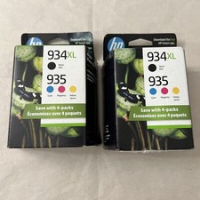 GENUINE HP 934XL Black, 935 Tri-Color Combo Pack (LOT OF 2) Exp 2024/2025 NEW picture