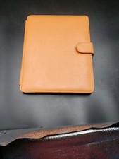 Rowallan Hand-made Fine Leather Pastel Orange iPad/Tablet Case picture