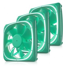 Vetroo DF120 Computer Case Fan, 120mm LED Lighting PC Cooling Fan - Green picture