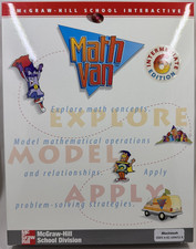 Math Van Intermediate Edition CD-ROM McGraw-Hill Vintage Educational Software picture
