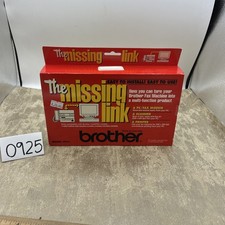 Vintage Brother Missing Link Model PCI-1 Modem Scanner Printer Software 1994 picture