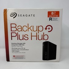 NEW Seagate Backup Plus Hub USB 3.0 Desktop Storage External Hard Drive 8TB picture