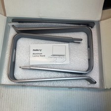 Nulaxy Gray Aluminum Desktop Laptop Stand Model C3 notebook riser up to 15.8