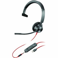 HP - Poly BLACKWIRE 3315 Headset - Microsoft Teams Certification - Mono - USB picture