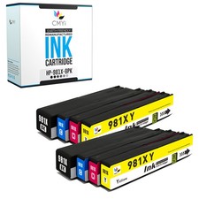 8-Pack Compatible CMYi 981X Ink fits HP PageWide Enterprise Color MFP 586dn picture