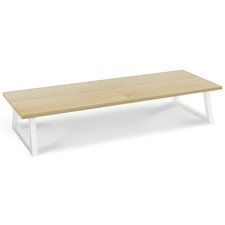 31.5 inch Dual Monitor Stand Riser, Laptop/TV Stand, Desk Organizer. picture