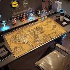 A Large Electronic Sports Gaming Mouse Pad Featuring a Vintage, Yellowed Hand- picture