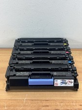 4 sets Virgin Genuine Empty HP CF500A - CF503A Toner Cartridges 202A W/ Cartridg picture