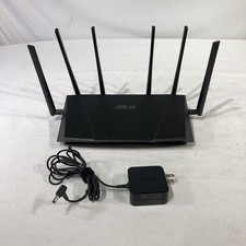ASUS RT-AC3200 Tri-Band AC3200 Gigabit Router, 4 LAN, USB 3.0, Black picture