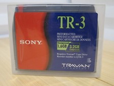 NOS Factory Sealed Sony TR3 1.6/3.2GB Travan Preformatted Data Cartridges picture