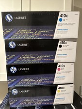 HP 410x High Yield Toner Cartridges 4pk Black, Magenta, Yellow, & Cyan picture