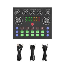 V8S Bluetooth Wireless Sound Card Multifunctional Voice Change For Live Steaming picture