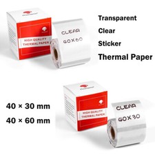Transparent Adhesive Clear Paper Thermal Label for Phomemo M110 M200 Printer picture