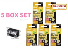 CASIO TR-18BK-3P BLACK THERMAL INK RIBBON DISC TITLE PRINTER 3 PACK X 5 BOX SET picture