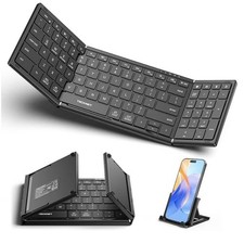 TECKNET Wireless Foldable Bluetooth Keyboard Number Pad Black picture