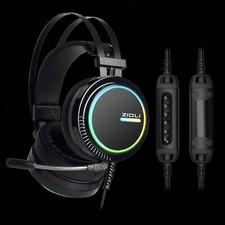 7.1 Virtual Surround Sound  Gaming Headset with RGB lights ZIDLI ZH11 for PS4/PC picture
