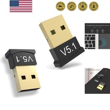 2 Pack Bluetooth Adapter for PC, USB Bluetooth Adapter 5.1 EDR, BT Dongle Wir... picture