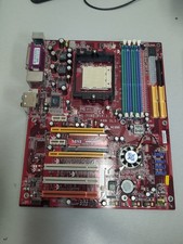 MSI MS-7185 K8N SLI MOTHERBOARD V.1.0  W/ MSI MS-4057 Tested.  Read Description* picture