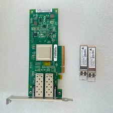 Dell Qlogic QLE2562 PCI-E x8  Fibre Channel 2 Port Host Bus Adapter w SFPs 6T94G picture