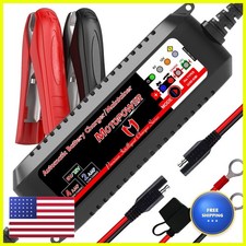 MOTOPOWER MP00207 6V and 12V 4AMP Automatic Smart Battery Charger picture