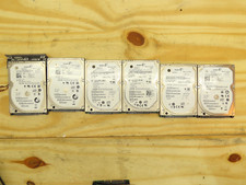 Lot of 6 Seagate Momentus 7200.2 80GB 7200RPM SATA 3Gbps 8MB Cache 2.5