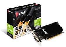 MSI Fanless Low-Profile GeForce GT 710 Graphics Card, 2GB Memory Model (GT 710 2 picture