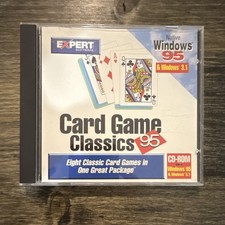 Vintage Card Game Classics 95 CD-ROM Windows 95 3.1 Eight Classic Games picture