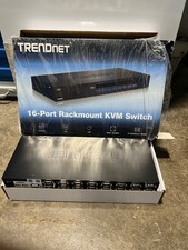 TRENDnet TK-1603R 16-Port Rackmount USB/PS2 KVM Switch VGA Console – New / Open  picture