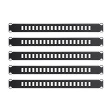 5Pcs Metal Blank Rack Mount Panel Spacer 1U Vented for 19