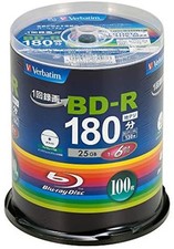 Verbatim Blu-ray Disc BD-R For one-time recording VBR130RP100SV4 25GB 100 sheets picture