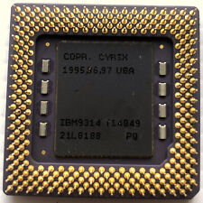 IBM 6x86MX PR233 75Mhz Socket 7 CPU Gold Top IM26x86MX-8VAPR233GE 2.9V CORE picture