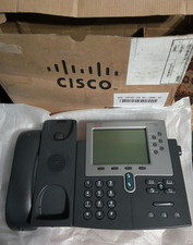 CISCO CP-7962G Business Office Phone - Base, Stand, & Handset (NO CORDS) picture
