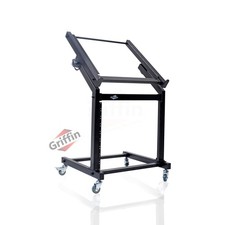 GRIFFIN Rack Mount Stand - Music Studio Recording Mixer Cart Rail Gear Holder picture