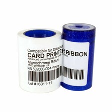 New Compatible Ribbon for Datacard SD/CD series 532000-004 White 1500 Prints picture