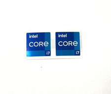 2 x Intel Core i7 11 12 Gen Sticker Label Decal 18mm x 18mm picture