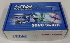 CNET CNSH-500 Ethernet Switch 5 x 10/100Base-TX 1 x 10/100Base-TX NEW RARE picture