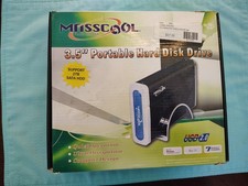 Used Powers On Masscool 3.5 Inch Portable Hard Disk USB 2.0 Drive Enclosure picture