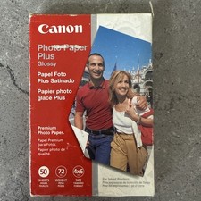 VTG Canon Inkjet Photo Paper Plus Glossy PP-101 4x6 50 Sheets, New Open Box picture