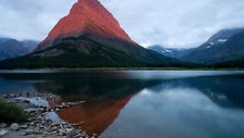 Landscape mountains water nature Custom Gaming Mat Desk picture