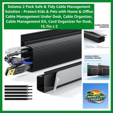 Easy Install 2 Pack Cable Management Kit - Stylish & Functional Protection picture