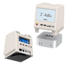 M5 Retro Dock Station for Mac mini M4, 5’inch HD Display, 10Gbps M.2 NVMe SSD En picture