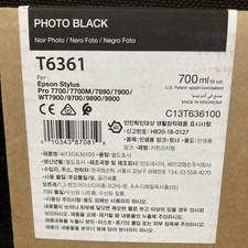Epson T6361 (T636100) Photo Black Ink Cartridge 700ml picture