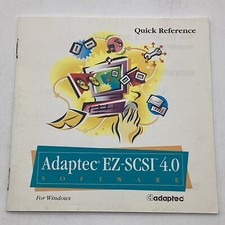 1995 Adaptec EZ-SCSI 4.0 Software For Windows 95/NT/3.1 Quick Reference Guide picture