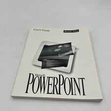 PowerPoint User's Guide (1994) by Microsoft Office - Paperback - 274 Pages picture