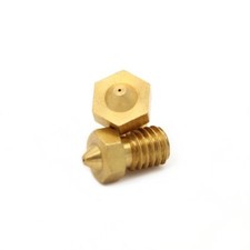 15pcs 3D printer M6 threaded copper nozzle 0.2/0.3/0.4mm 1.75mm/3mm consumables picture