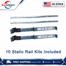 10x For Dell H872R PowerEdge R510 R520 R720/730 R540 R740/750 2U Static Rail Kit picture