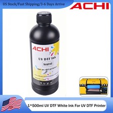 ACHI 500ml DTF White Ink /UV DTF White Ink/Vainish For Epson Printer Ink Supply picture